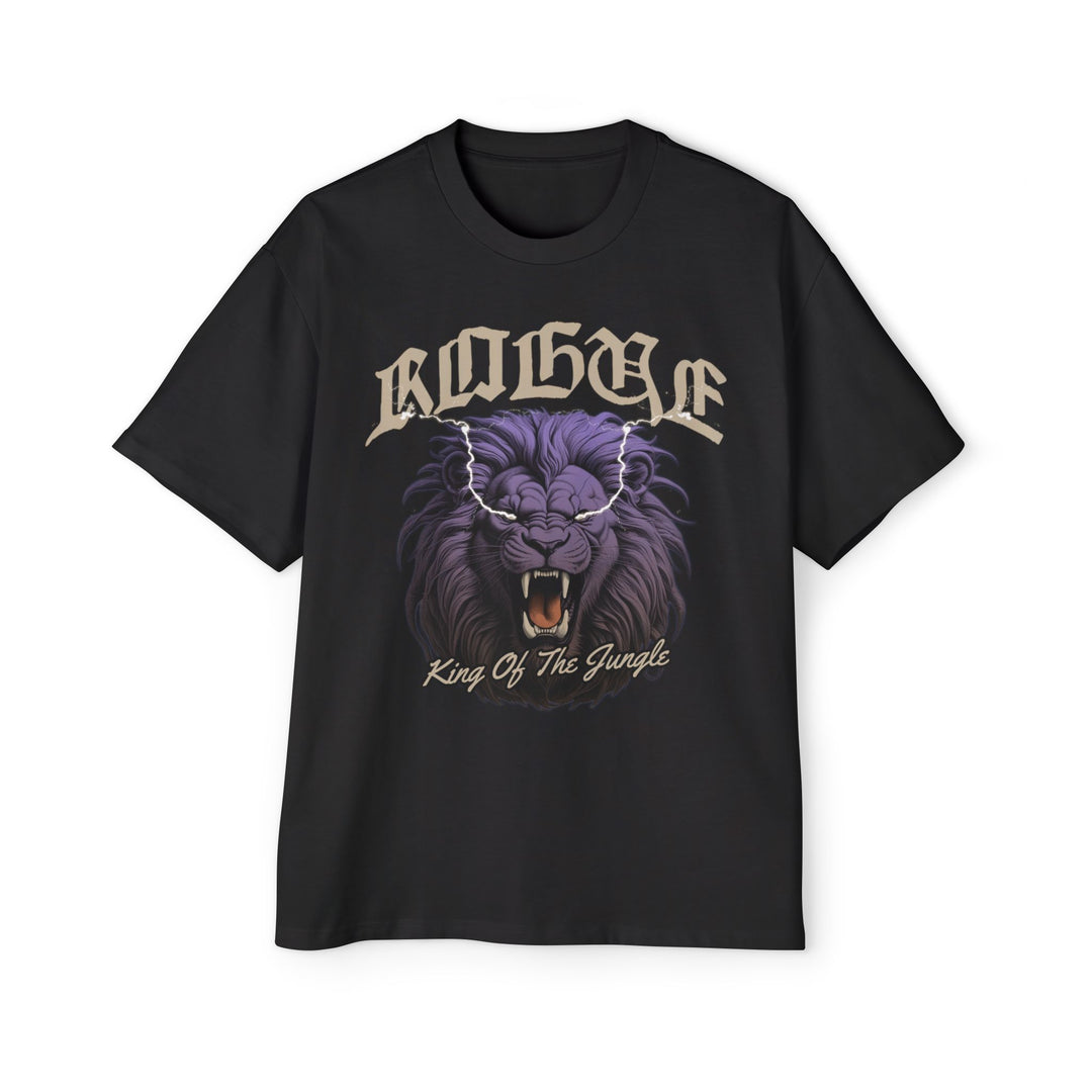 Men's Heavy Oversized Tee - Rogue King of the Jungle Graphic Tee