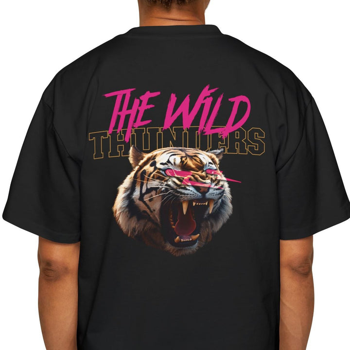 Men's Heavy Oversized Tee - The Wild Thunder Graphic T-Shirt