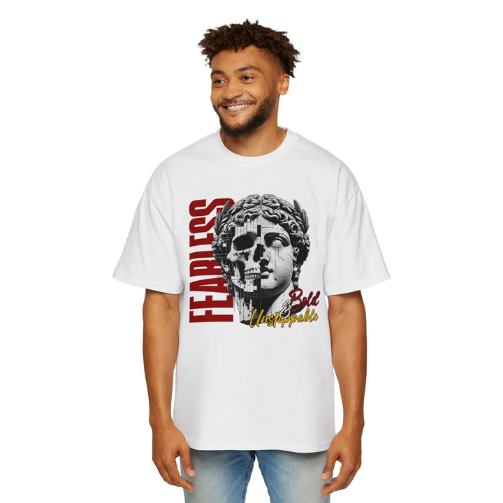 Fearless Unstoppable Men's Oversized Tee - Statement Streetwear