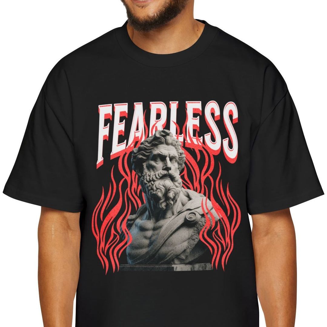 Fearless Graphic Heavy Oversized Tee for Men
