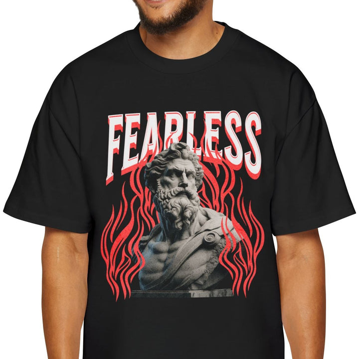 Fearless Graphic Heavy Oversized Tee for Men