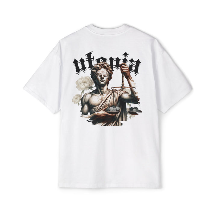 Men's Oversized Graphic Tee - Utopia Design