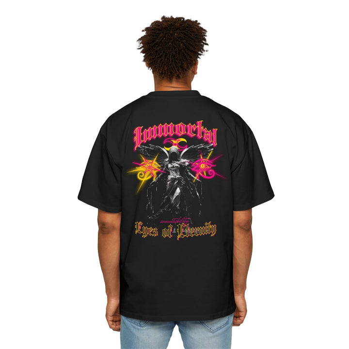 Men's Heavy Oversized Tee - Immortal Design for Bold Style