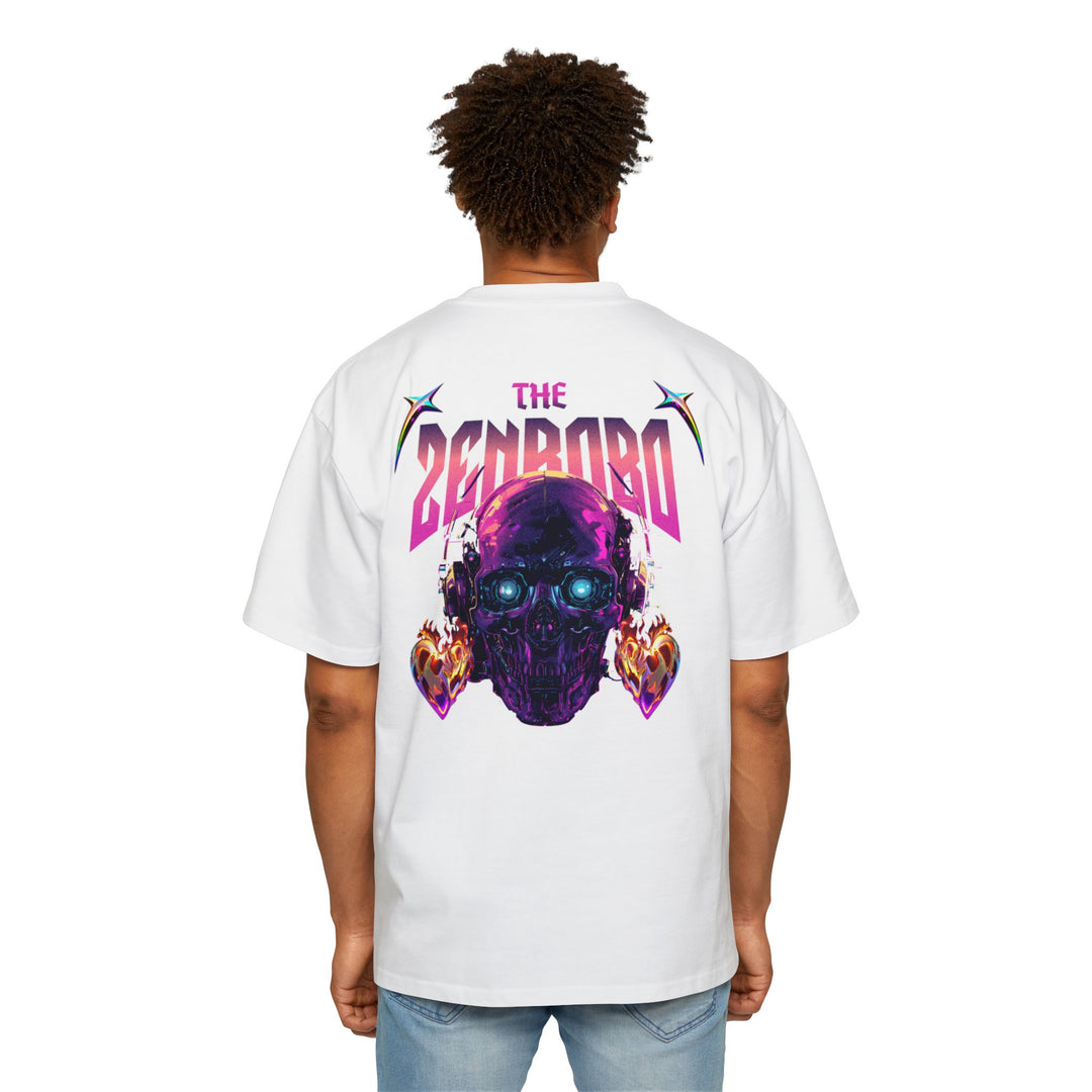 Vibrant Graphic Oversized Tee - Streetwear Skull Design