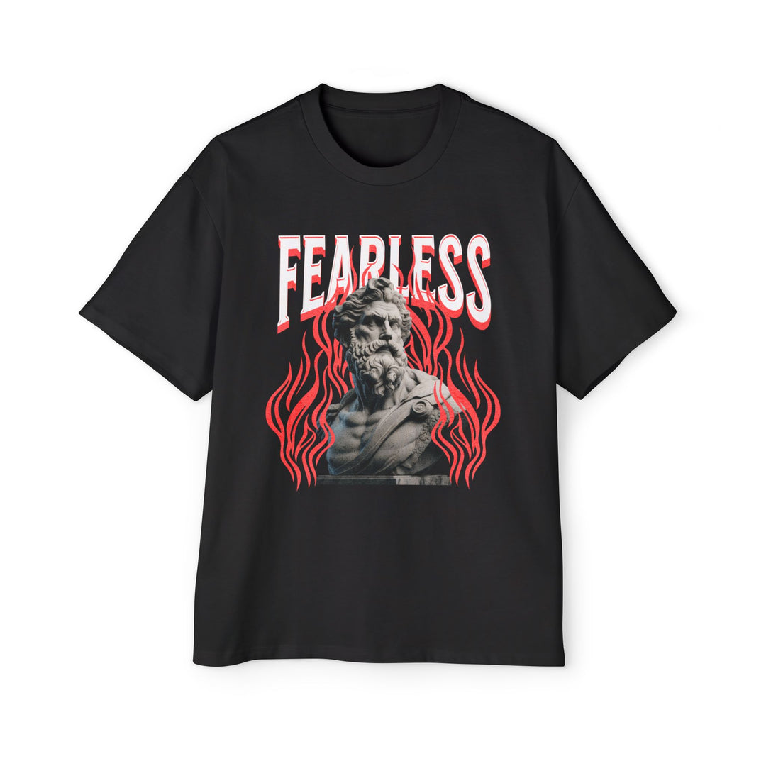 Fearless Graphic Heavy Oversized Tee for Men