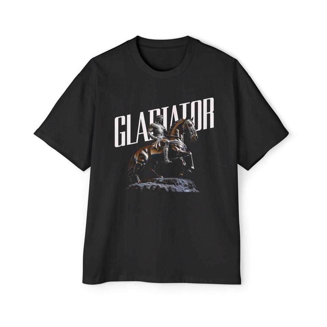 Men's Oversized Tee - Gladiator Design for Bold Style