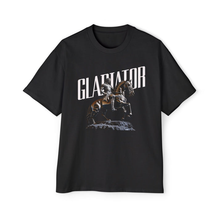 Men's Oversized Tee - Gladiator Design for Bold Style