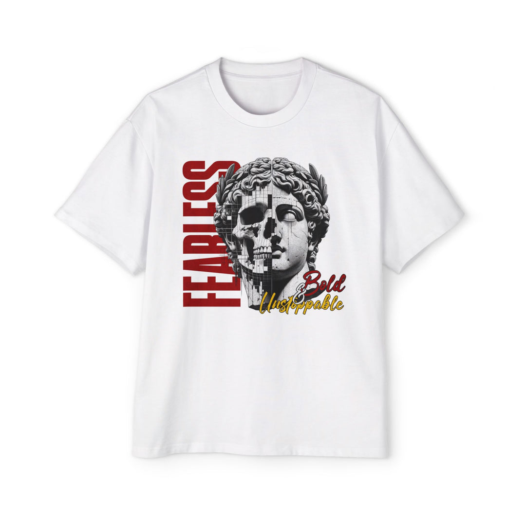Fearless Unstoppable Men's Oversized Tee - Statement Streetwear