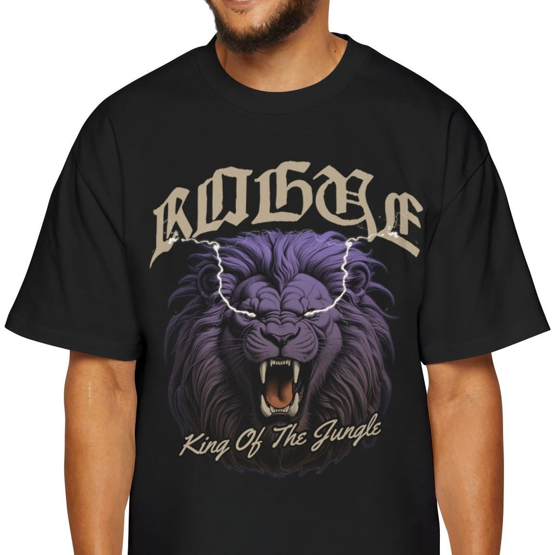Men's Heavy Oversized Tee - Rogue King of the Jungle Graphic Tee