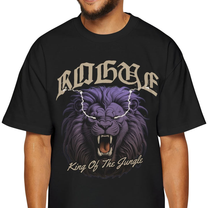 Men's Heavy Oversized Tee - Rogue King of the Jungle Graphic Tee