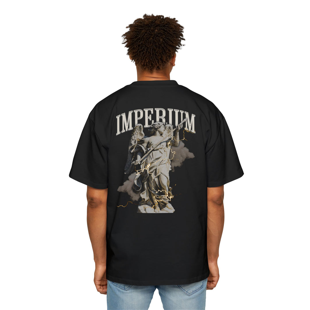 Men's Oversized Tee - Imperium Graphic T-Shirt for Casual Wear