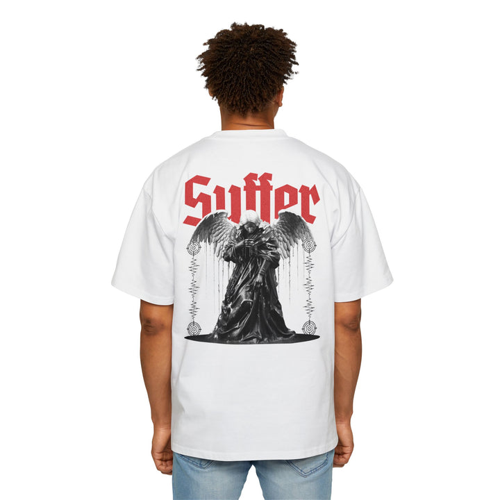 Men's Heavy Oversized Tee - 'Suffer' Graphic Tee