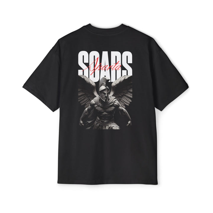 Men's Heavy Oversized Tee - Soars Graphic T-Shirt for Bold Style