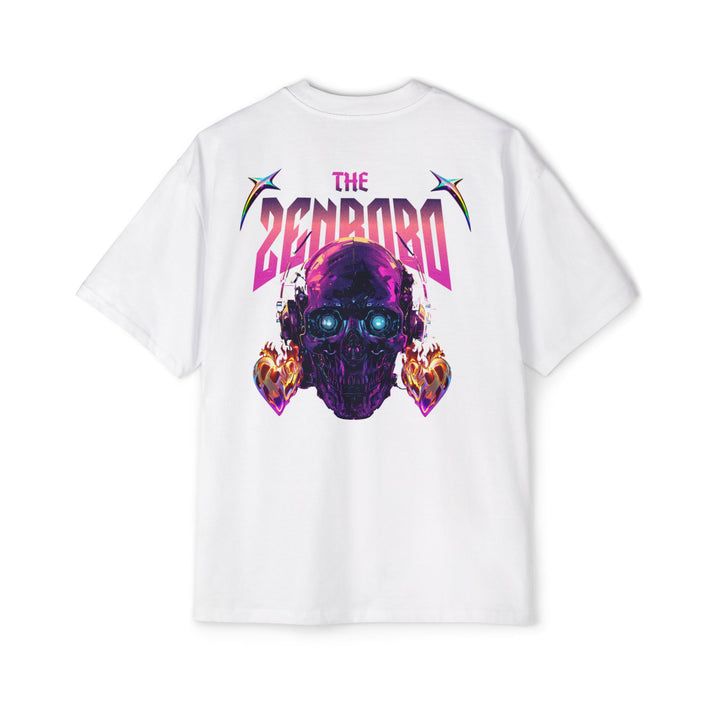 Vibrant Graphic Oversized Tee - Streetwear Skull Design