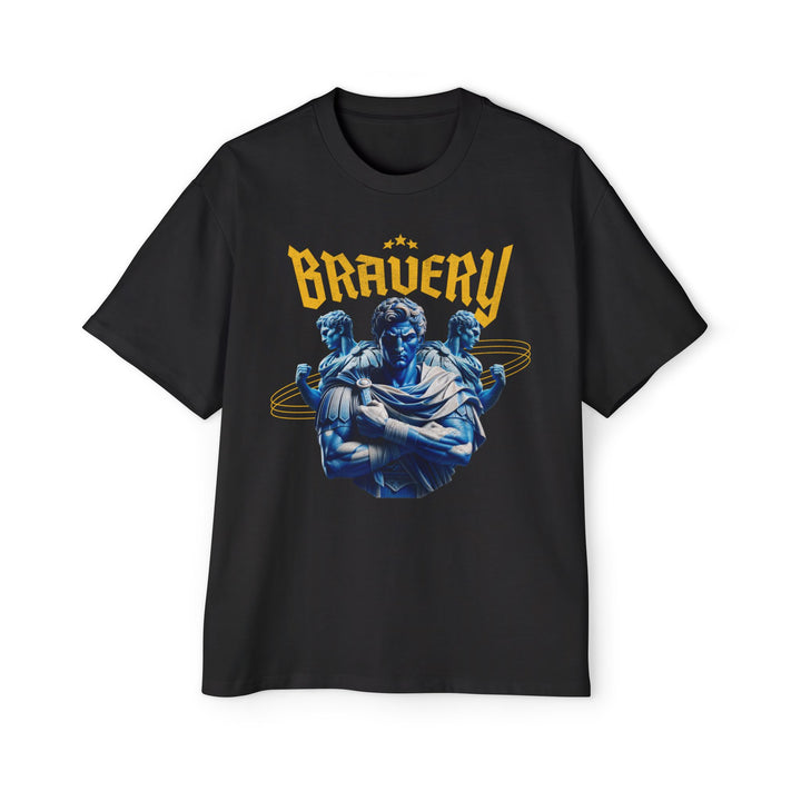 Bravery Graphic Oversized Tee for Men - Stylish Casual Wear