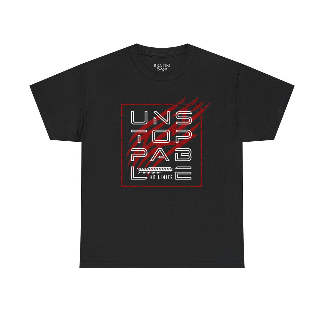Unstoppable Unisex Heavy Cotton Tee - Bold Graphic T-Shirt for Confidence and Style