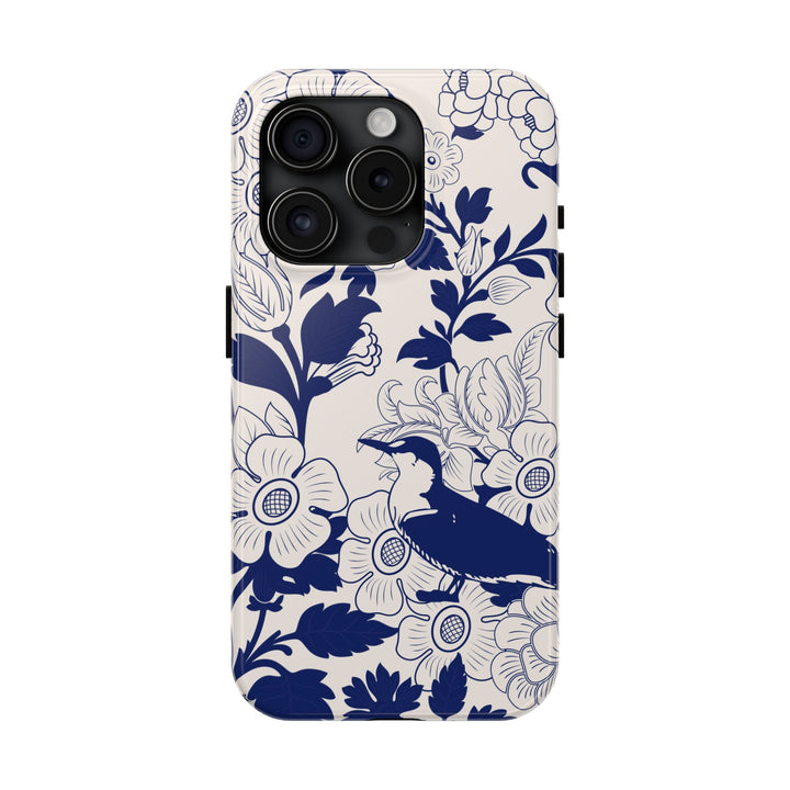 Elegant Floral Tough Phone Case, Durable Phone Cover, Stylish Smartphone Accessory, Gift for Her, Trendy Tech Protection