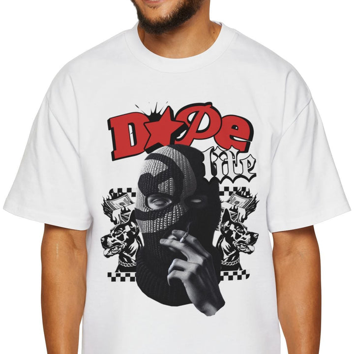 Streetwear Inspired Heavy Oversized Tee - 'Dope' Graphic Design