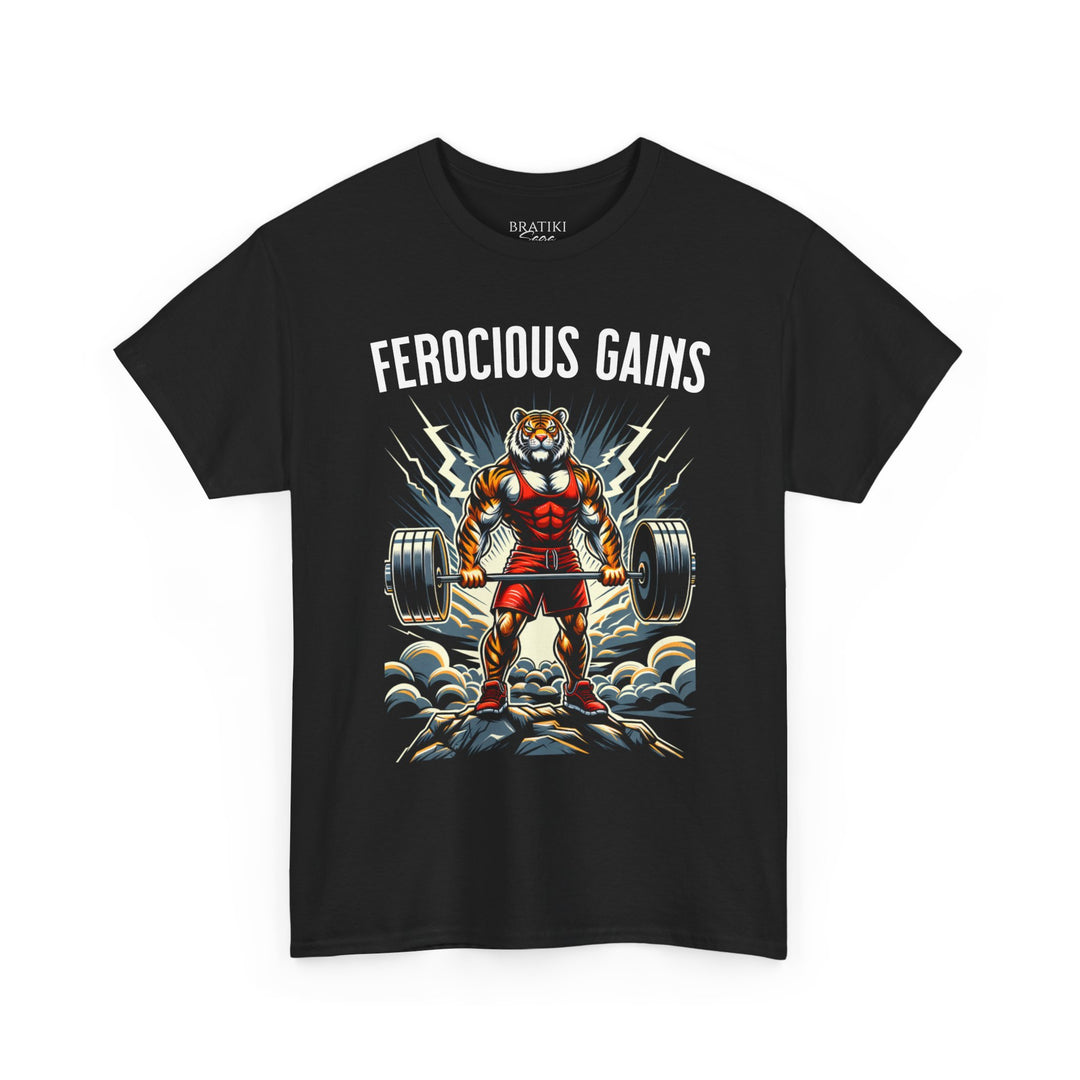 Ferocious Gains Unisex Heavy Cotton Tee - Lift with Style