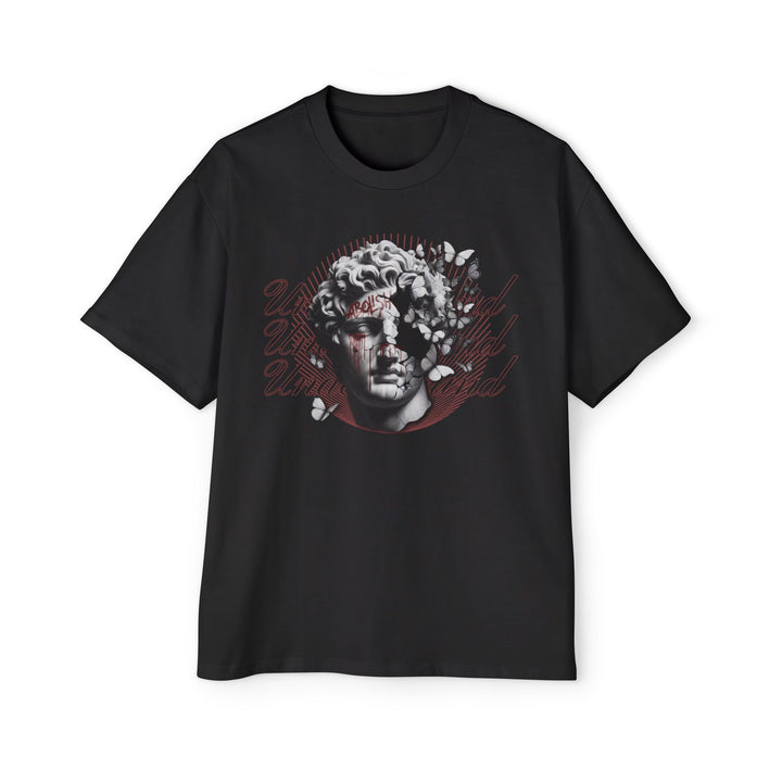 Men's Oversized Graphic Tee - 'United We Stand' Design - Trendy Streetwear