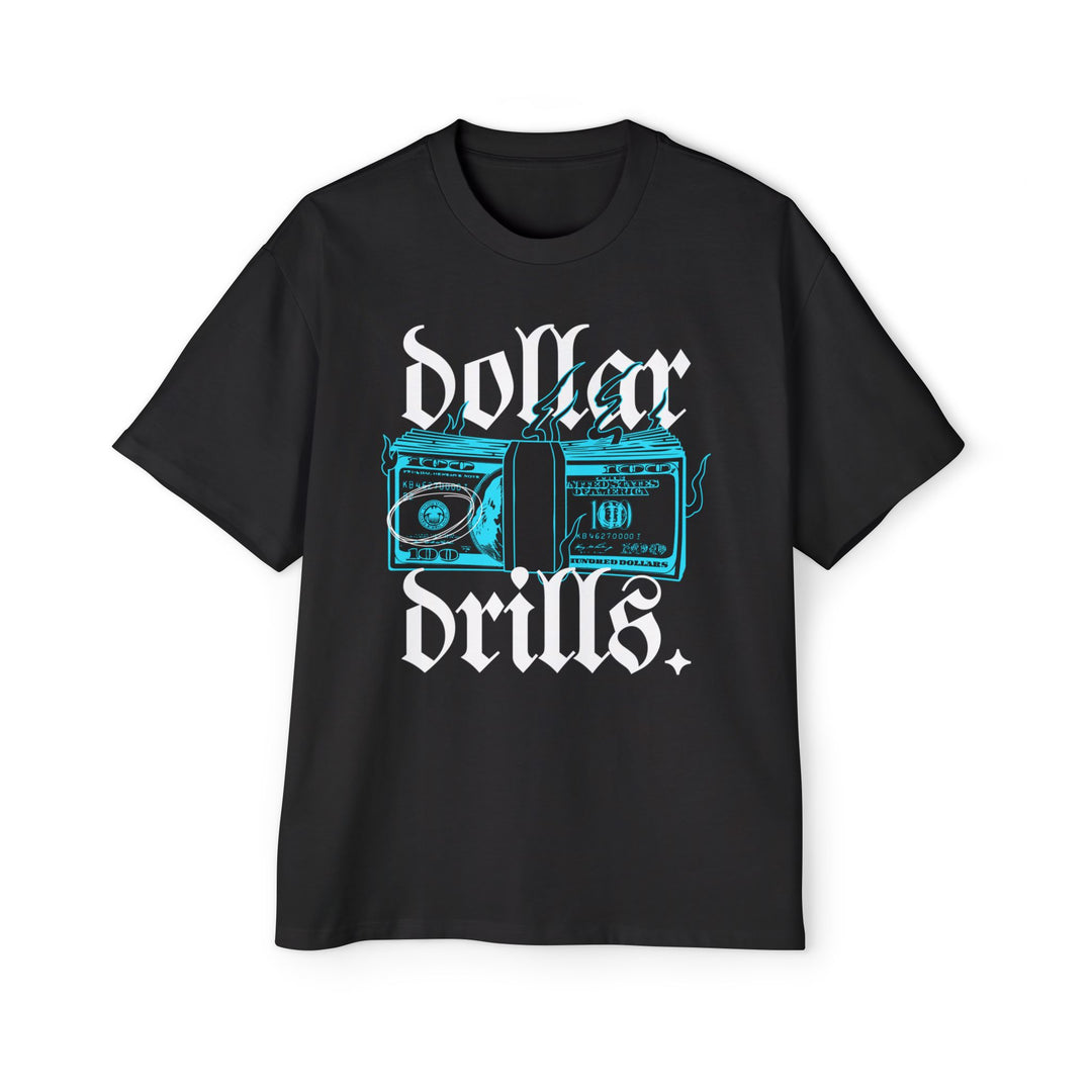 Dollar Drills Men's Heavy Oversized Tee - Stylish Streetwear for Casual Vibes