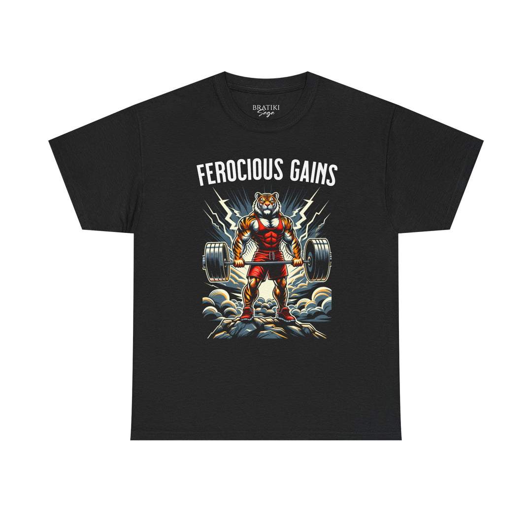 Ferocious Gains Unisex Heavy Cotton Tee - Lift with Style