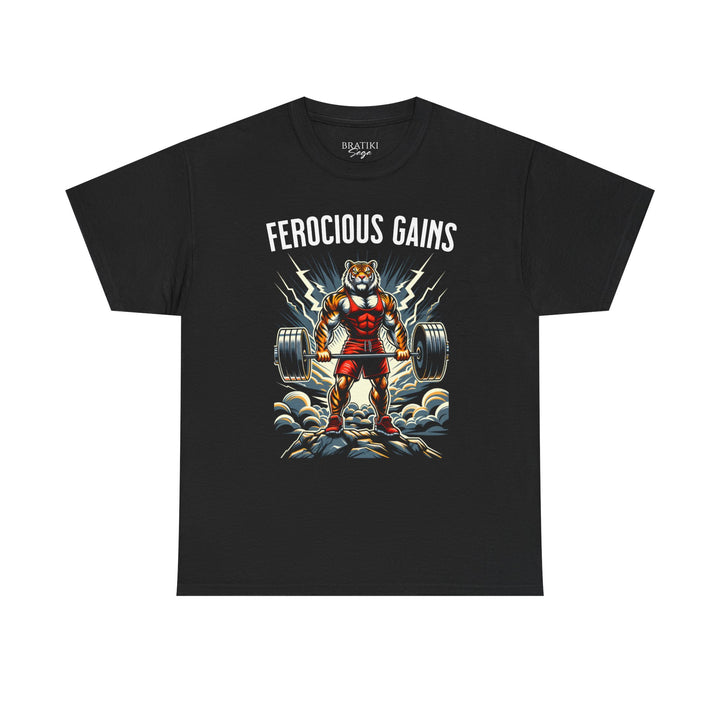 Ferocious Gains Unisex Heavy Cotton Tee - Lift with Style