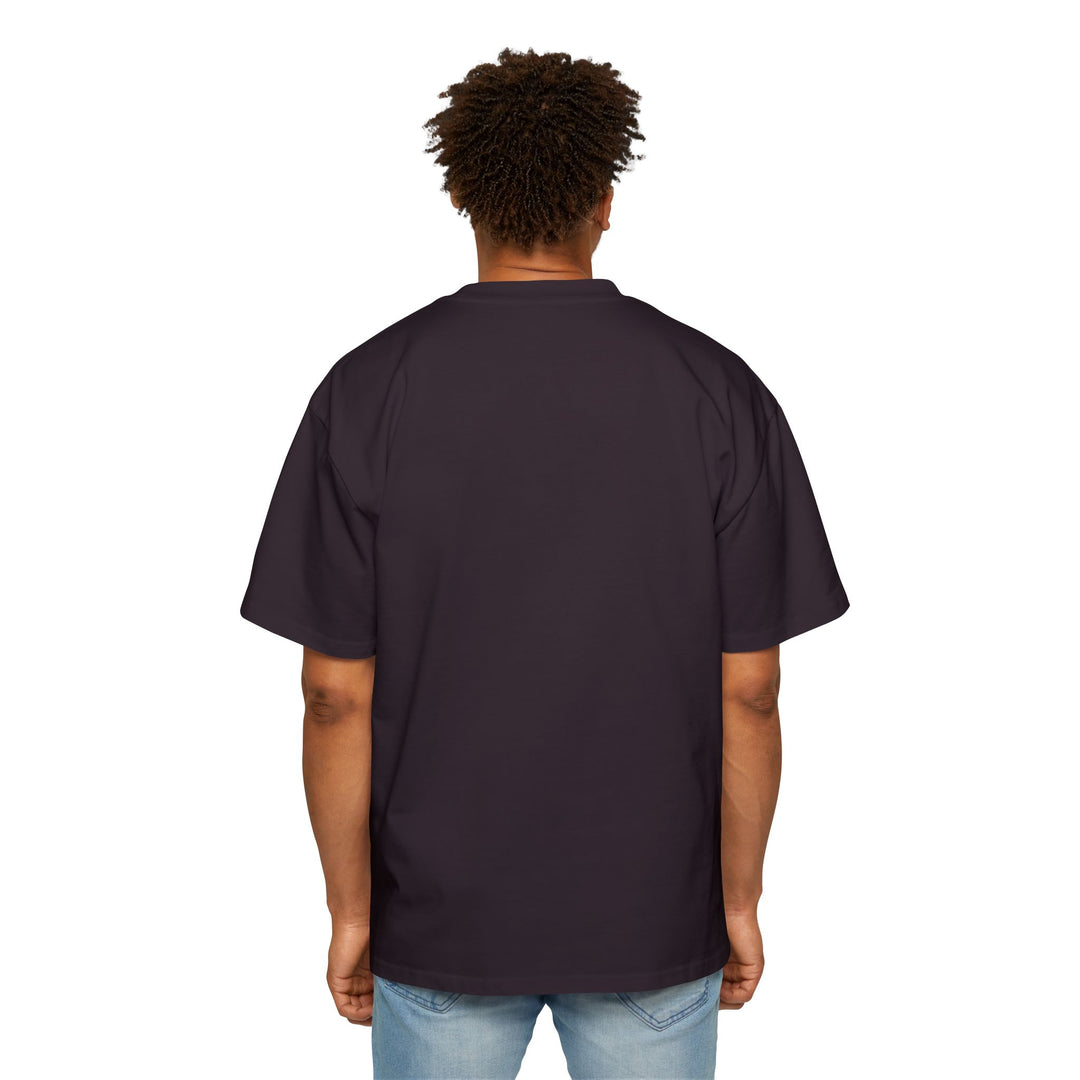 Men's Heavy Oversized Tee - 'Cash Rules Creativity Reigns' Graphic Tee