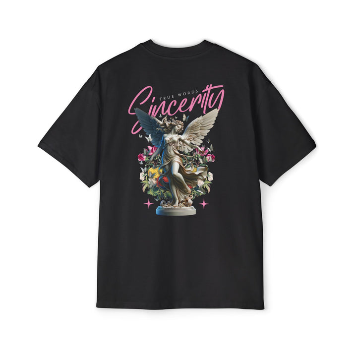 Men's Heavy Oversized Tee - Sincerity Graphic Tee for Casual Style