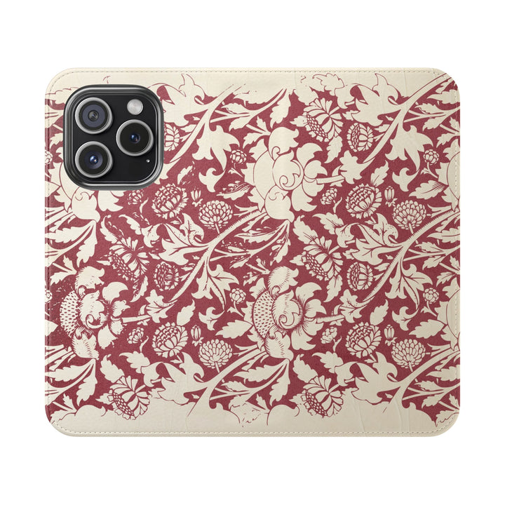 Elegant Floral Flip Cases for Phones, Stylish Phone Wallet, Unique Gift for Her, Accessory for Every Occasion, Trendy Smartphone Case