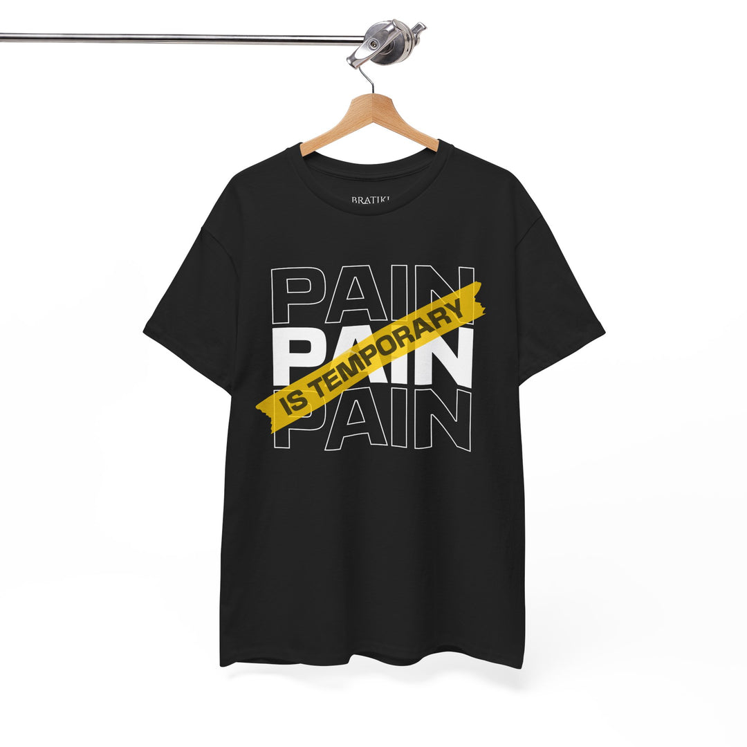 Unisex Heavy Cotton Tee - "Pain is Temporary" Motivational Shirt