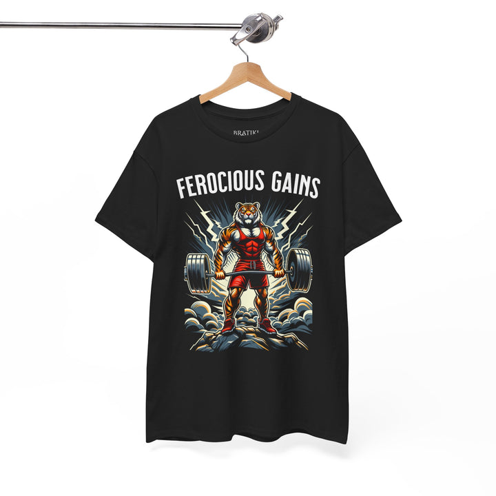 Ferocious Gains Unisex Heavy Cotton Tee - Lift with Style
