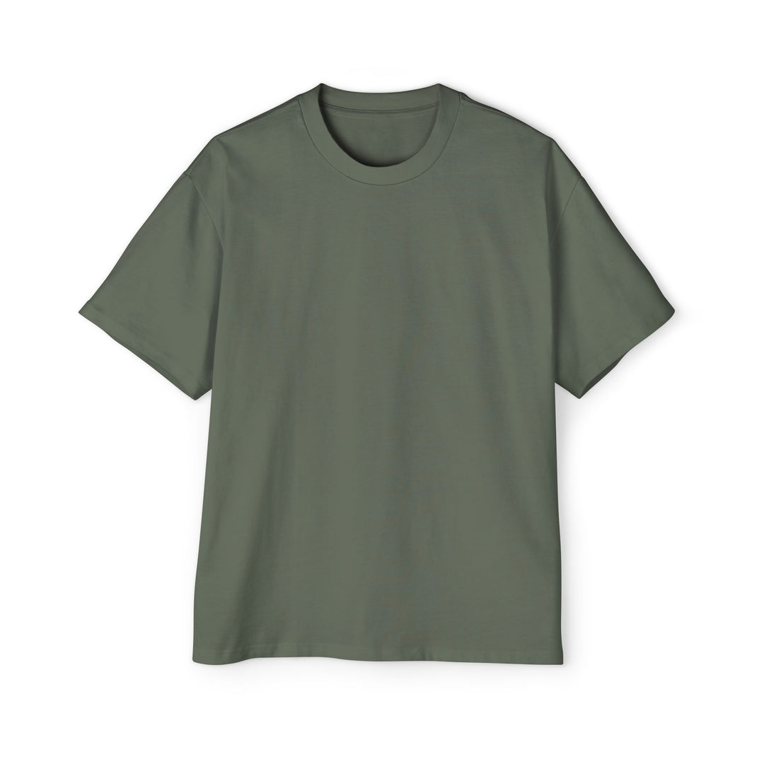 Men's Heavy Oversized Tee - 'Saving' Graphic Tee for Casual Comfort
