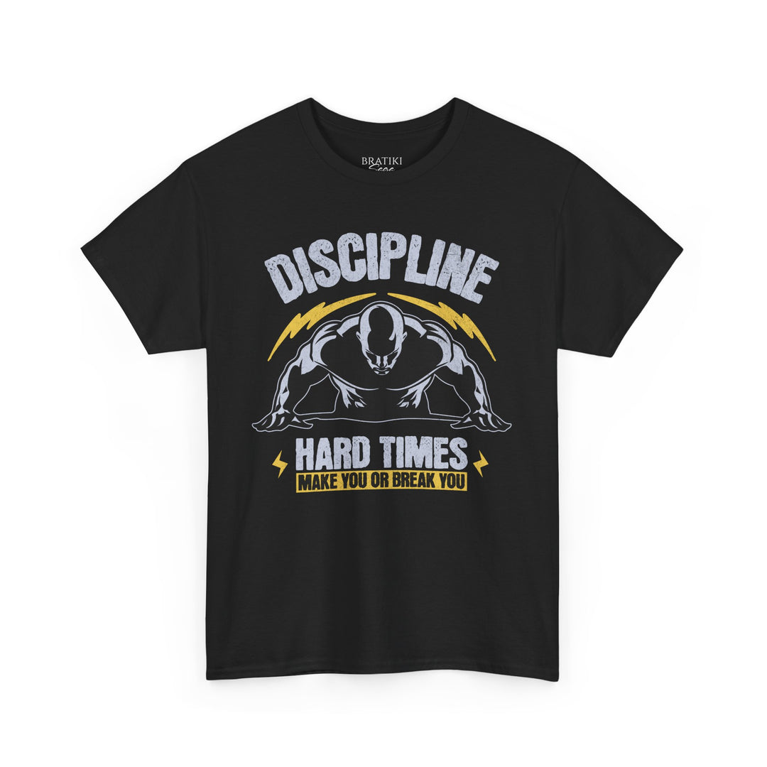 Discipline Workout Tee - Motivational Fitness T-Shirt for Training