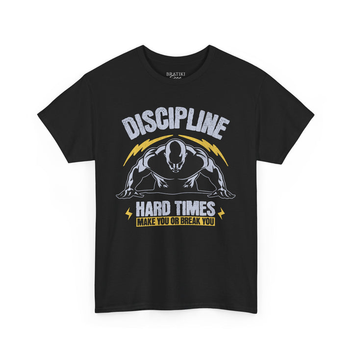 Discipline Workout Tee - Motivational Fitness T-Shirt for Training