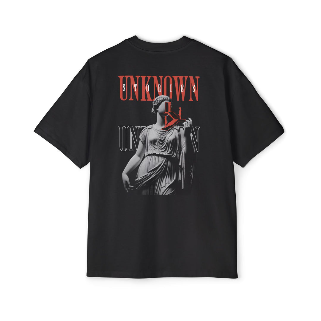 Men's Heavy Oversized Tee - STATUE OF LIBERTY Graphic Tee for Casual Style
