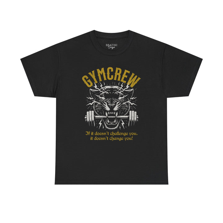 Gym Crew Motivational Unisex Heavy Cotton Tee