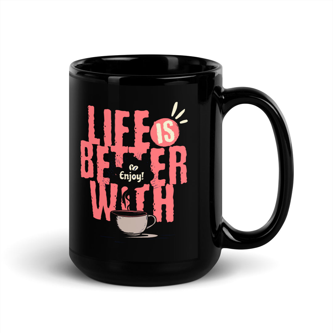 Black Glossy Mug