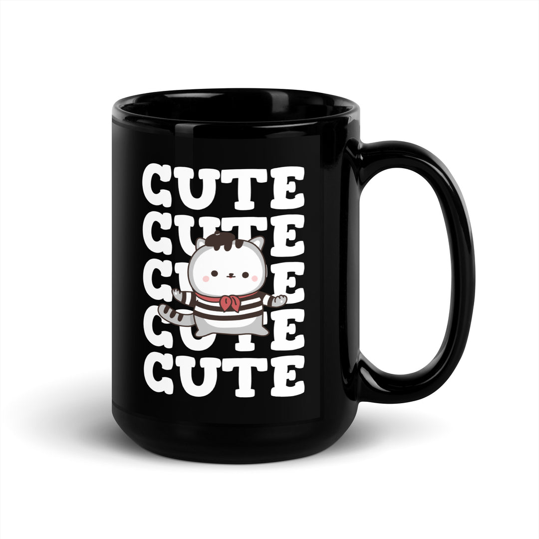 Black Glossy Mug