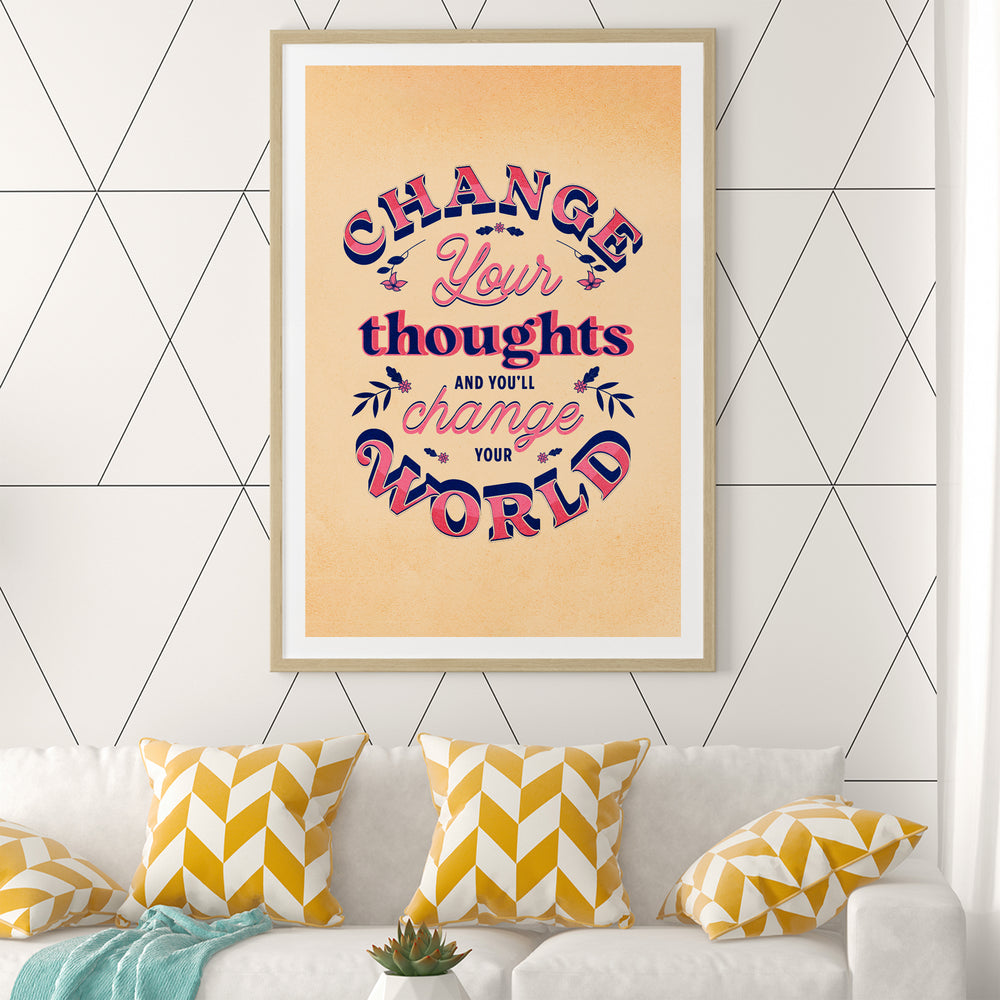 Thoughtful Change Poster