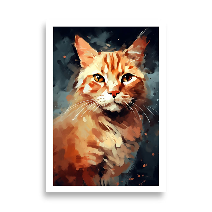 Majestic Cat Poster Portrait