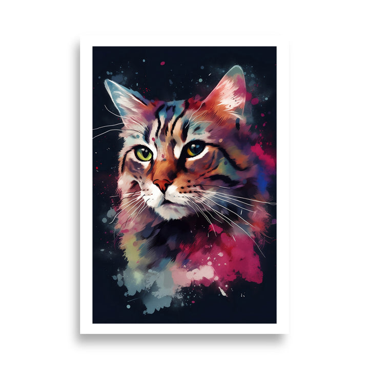 Cosmic Cat Poster Elegance