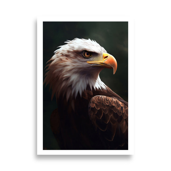 Regal Eagle Portrait Poster