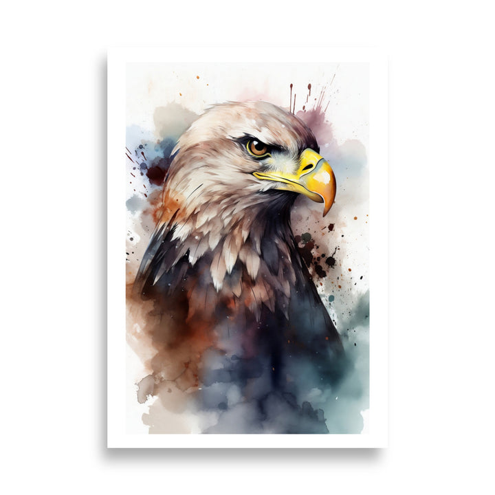 Majestic Eagle Portrait Poster