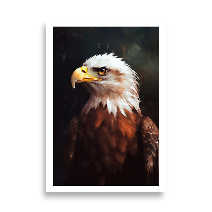 Intense Eagle Gaze Poster