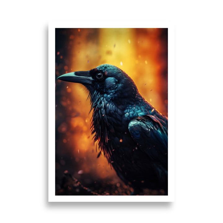 Emberlit Crow Poster Brilliance