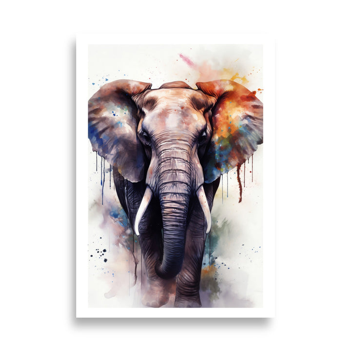 Majestic Elephant Art Poster