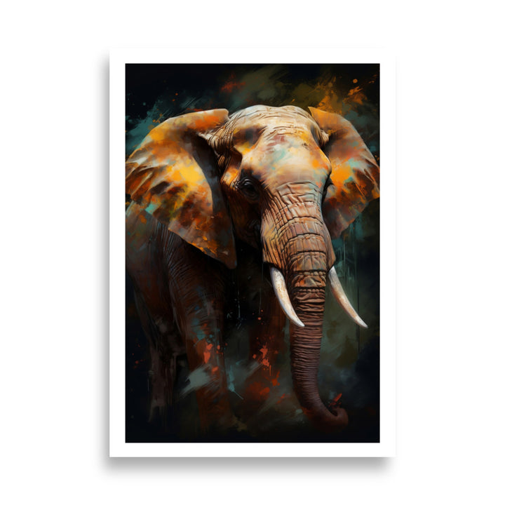 Majestic Elephant Poster Radiance