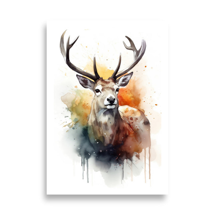 Vibrant Deer Poster Artistry