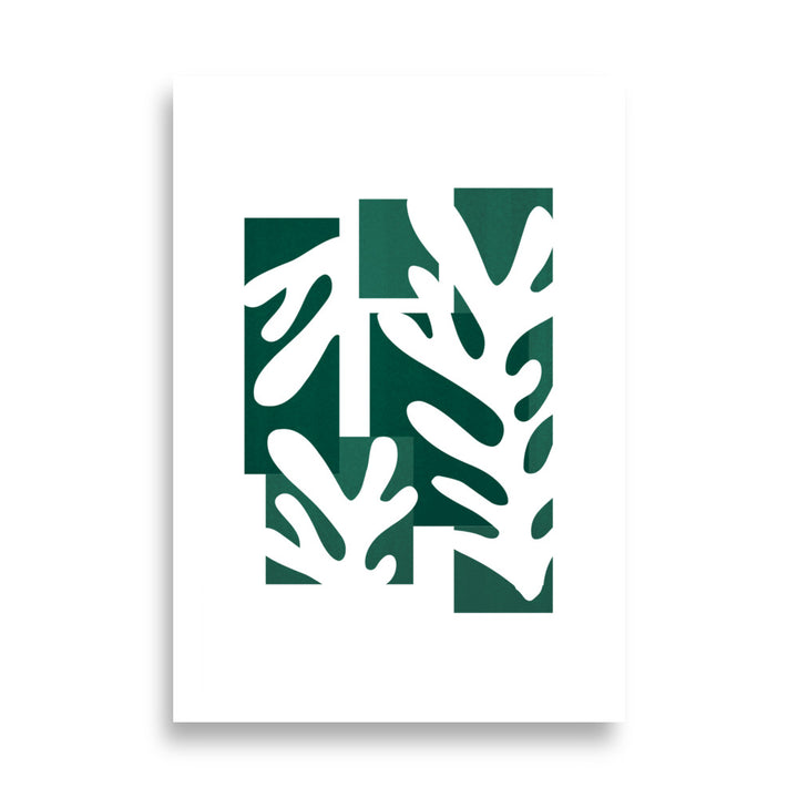 Contemporary Leaf Poster